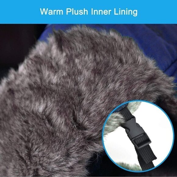 Unisex Trooper Trapper Hat  Bomber Hat with Windproof Mask for Skiing - Picture 5 of 5